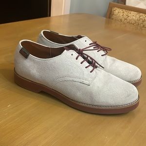 Bass white suede bucks